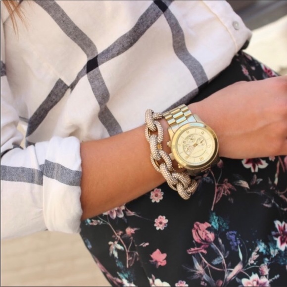 J. Crew Original Classic Pave Link Bracelet - Picture 2 of 6